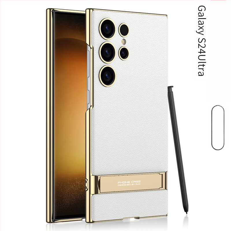 Kryt na telefón s držiakom pre Samsung S24 Ultra – proti pádu, PC materiál, vstrekované spracovanie