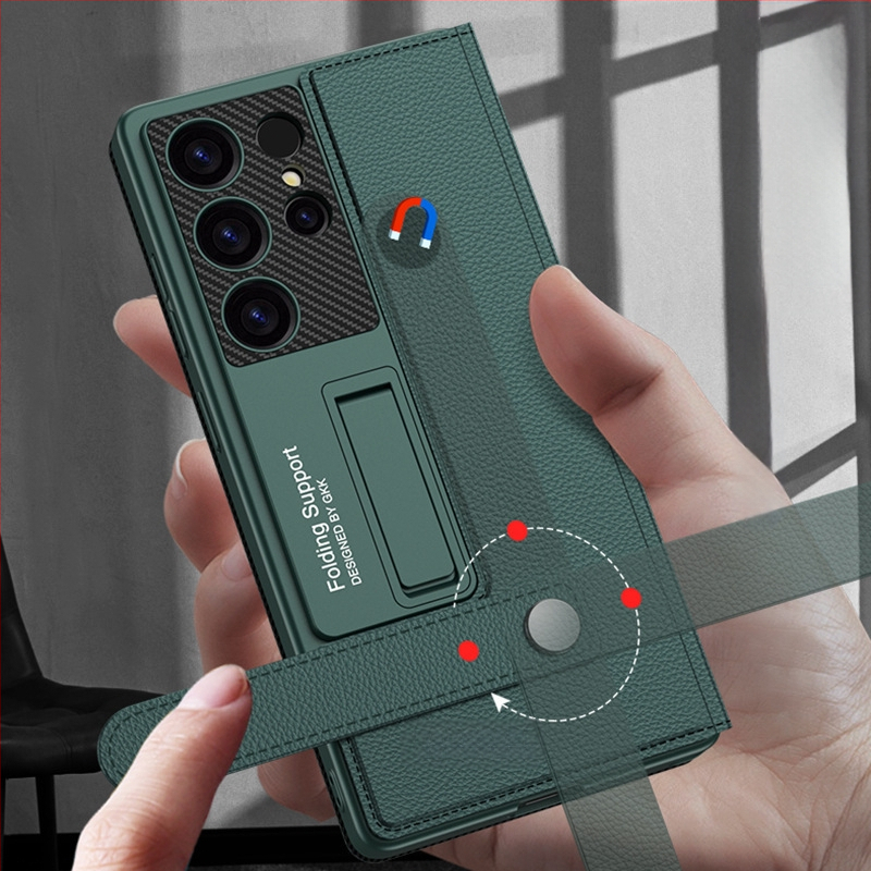 Θήκη κινητού Samsung S24/S25 Ultra με θήκη για κάρτες, πορτοφόλι και βάση – TPU+PC, θερμή πρέσα, ανθεκτική σε κραδασμούς