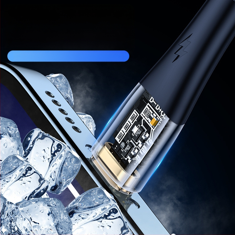 Καλώδιο Type-C με πλεγμένο σχέδιο για γρήγορη φόρτιση, 100W, βύσμα με μία κεφαλή, για smartphones Huawei/Honor Android