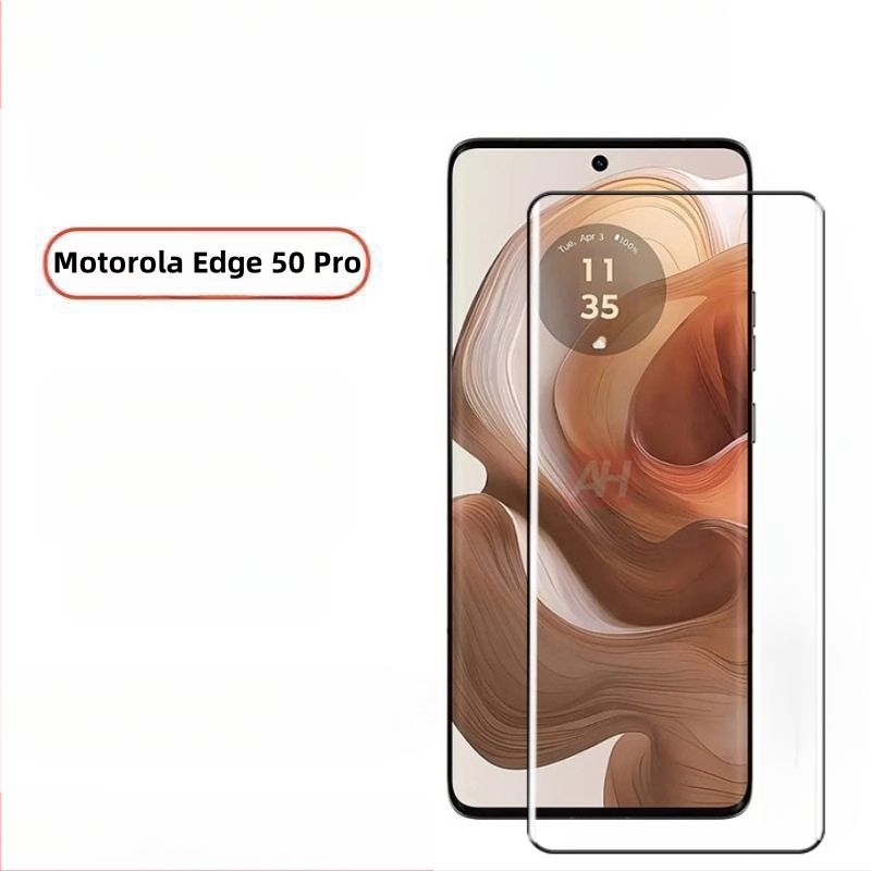 Elülső edzett üveg kijelzővédő Motorola Edge50 Pro számára — matt felület, kékfény védelem, ujjlenyomat-mentes, porálló