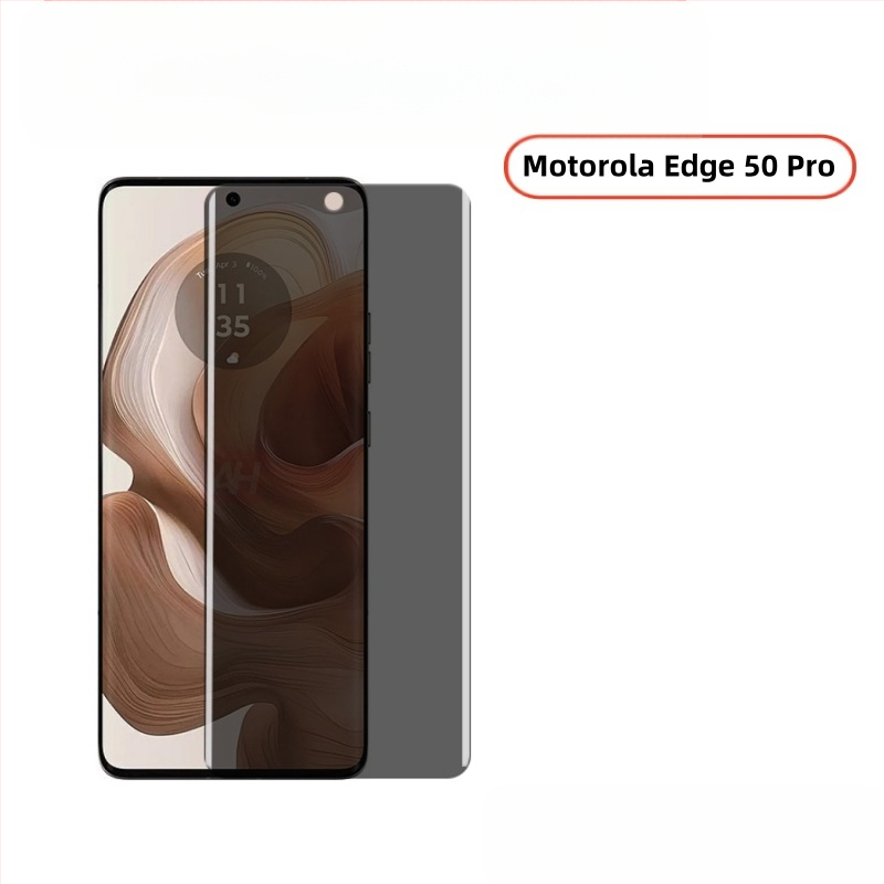Elülső edzett üveg kijelzővédő Motorola Edge50 Pro számára — matt felület, kékfény védelem, ujjlenyomat-mentes, porálló