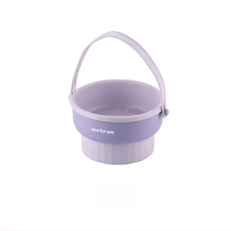 FLD Σιλικονούχο Κουτί Καθαρισμού Πινέλων Μακιγιάζ – Μοντέλο Κυκλικό/Ορθογώνιο, Προέλευση Yiwu, Πλύσιμο Πινέλων, Αποθήκευση & Στέγνωμα Πούδρας, Με διάρκεια ζωής 5 ετών