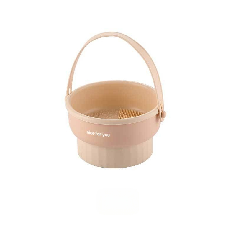 FLD Σιλικονούχο Κουτί Καθαρισμού Πινέλων Μακιγιάζ – Μοντέλο Κυκλικό/Ορθογώνιο, Προέλευση Yiwu, Πλύσιμο Πινέλων, Αποθήκευση & Στέγνωμα Πούδρας, Με διάρκεια ζωής 5 ετών