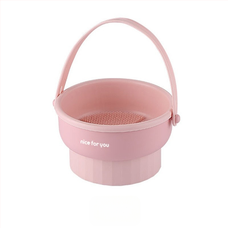 FLD Σιλικονούχο Κουτί Καθαρισμού Πινέλων Μακιγιάζ – Μοντέλο Κυκλικό/Ορθογώνιο, Προέλευση Yiwu, Πλύσιμο Πινέλων, Αποθήκευση & Στέγνωμα Πούδρας, Με διάρκεια ζωής 5 ετών