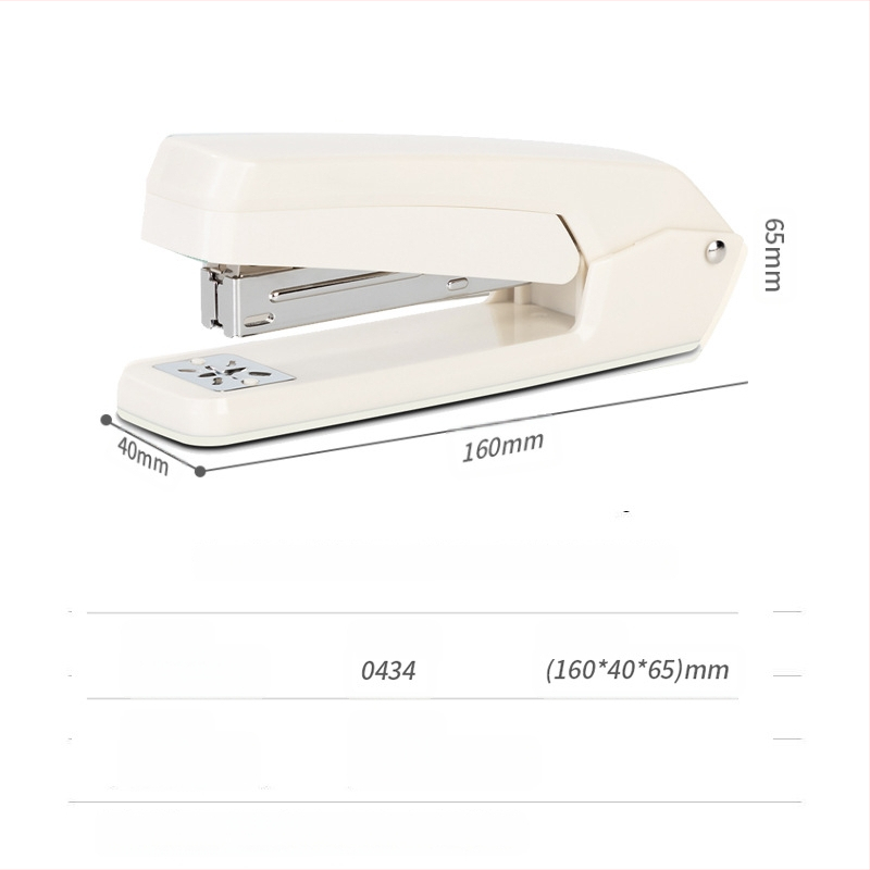 Deli 0434 въртящ се степлер за ученици, усилена конструкция, №12 стандарт, многофункционални офис принадлежности