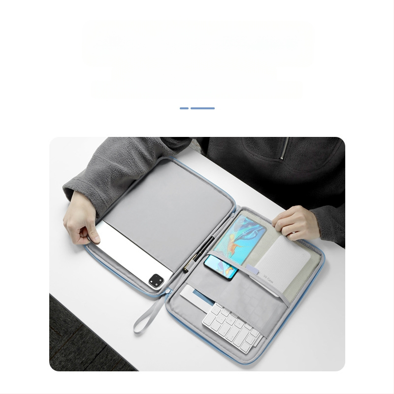 Чанта за таблет iPad, PU материал, дишаща и водоустойчива, подплата от полиестер, стил градска простота, за съхранение