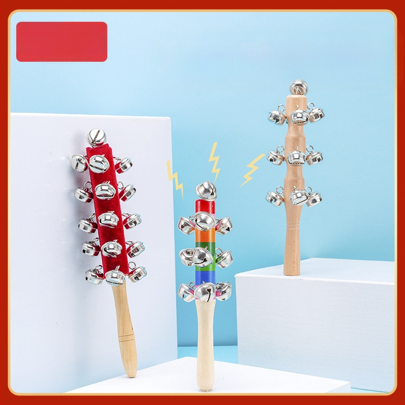 Ξύλινο παιδικό κουδουνάκι σε στυλ Όρφ με 13 καμπάνες