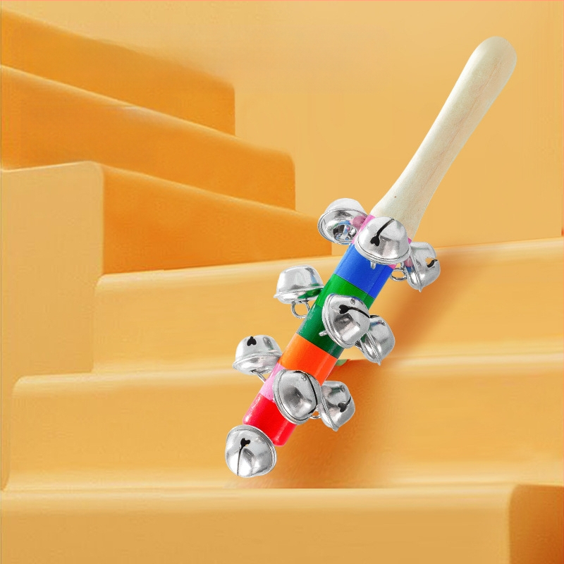 Ξύλινο παιδικό κουδουνάκι σε στυλ Όρφ με 13 καμπάνες