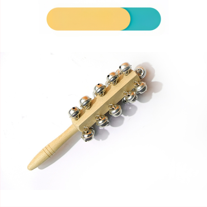 Ξύλινο παιδικό κουδουνάκι σε στυλ Όρφ με 13 καμπάνες