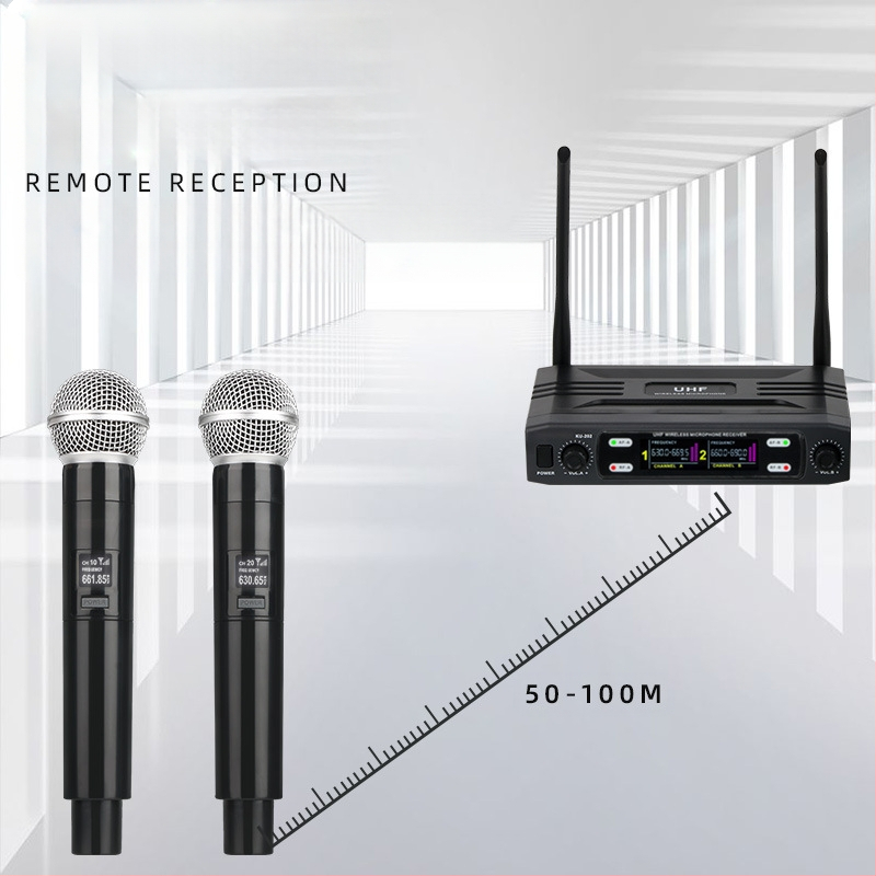 Οικιακό μικρόφωνο KTV Karaoke με LED οθόνη και ενισχυτή; εύρος απόκρισης συχνότητας 100 Hz–20 kHz; SNR ≥60 dB; ισχύς εξόδου 5 W; αποσπώμενη μπαταρία 800–1000 mAh