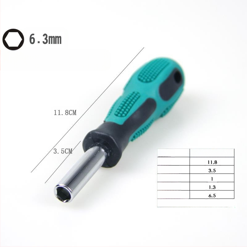 Свързващ инструмент за отвертки с адаптерна втулка и дръжкова пръчка