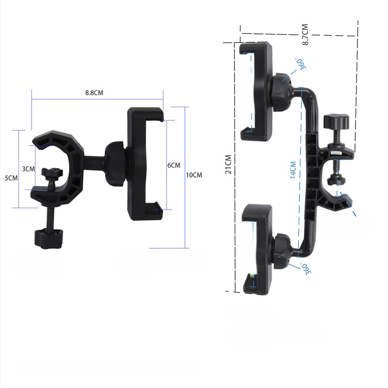 Mobilo tālruņa turētāja aksesuāri - universāli, no plastmasas (Tips: mobilo telefonu turētāja aksesuāri; Materiāls: plastmasa; Stils: universāls)