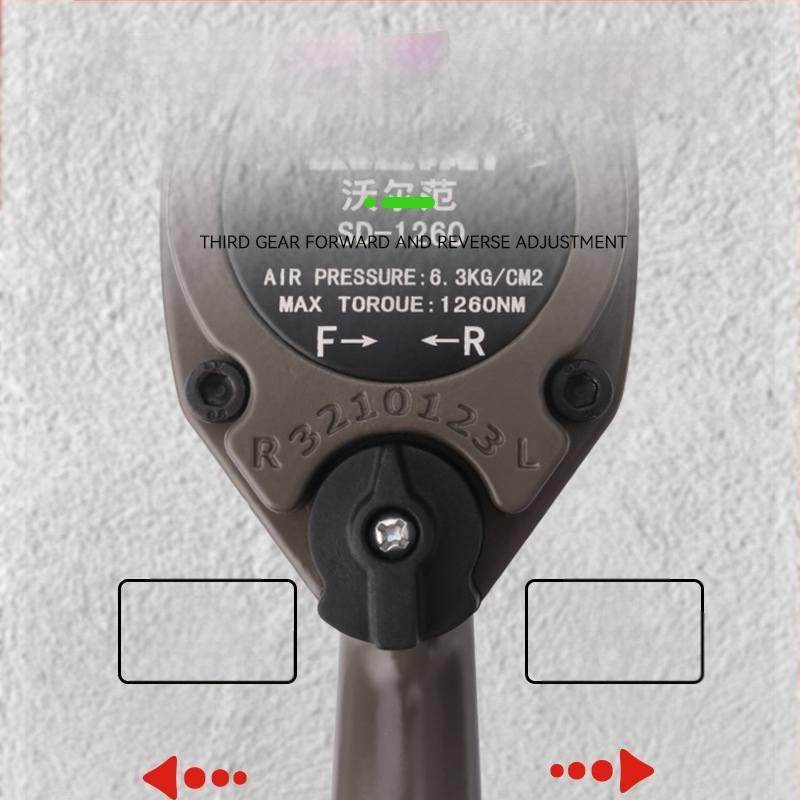 Επαγγελματικού επιπέδου πνευματικό κλειδί με σετ υποδοχέων 1/2 ιντσών, υψηλή ροπή