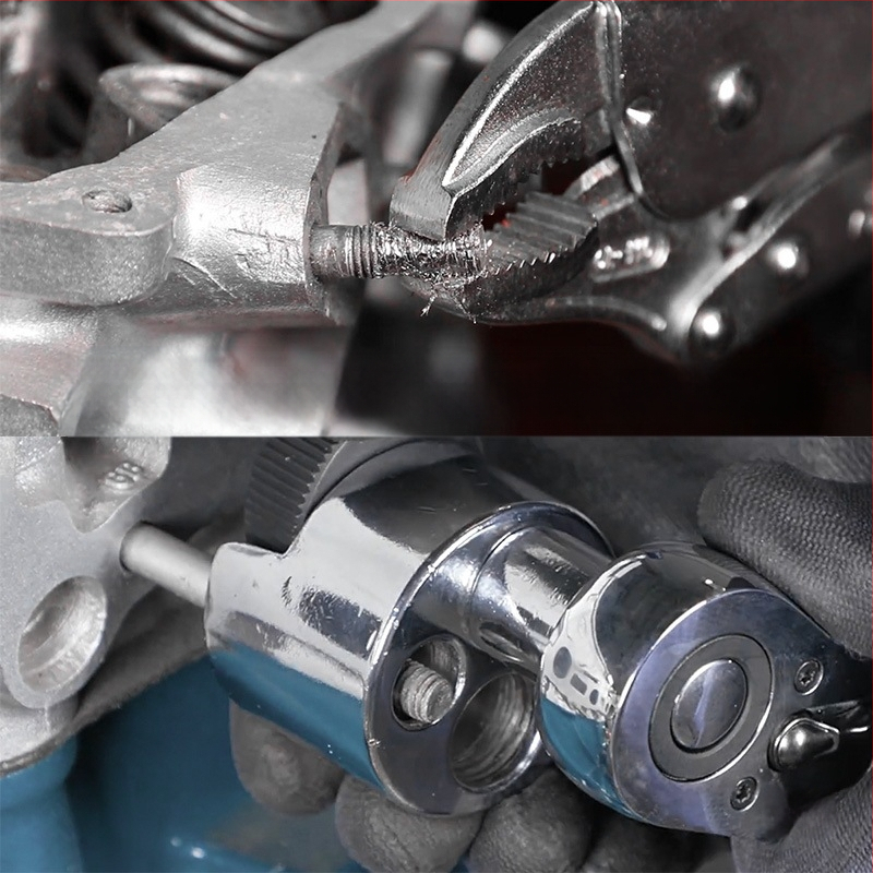 Извличач за болтове и винтове за отстраняване на счупени болтове със счупена глава, винтове без глава и цилиндрични щифтове