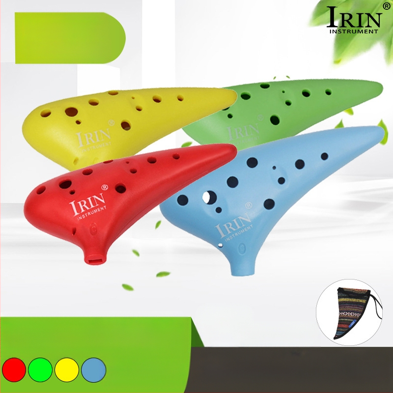 IRIN 12-дупкова окарина в тон C от ABS смола, модели SY-06/SY-20/SY-21/SY-22/SY-23, опаковка: OPP пакет