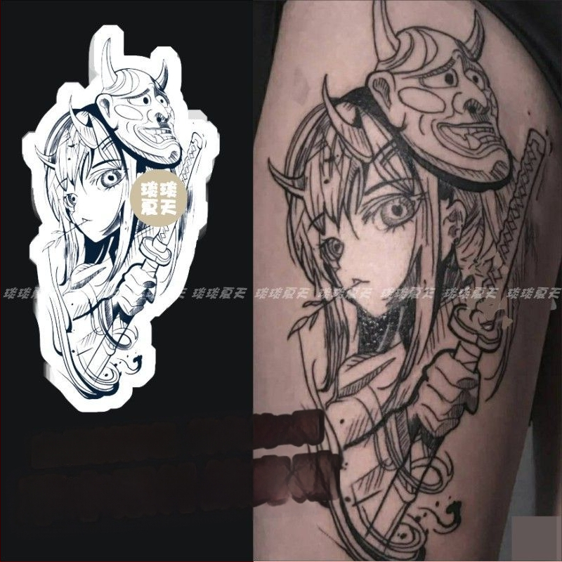 Feier Art стикер за тяло – Ukiyo-e японски стил, флорален мотив за полупръкав, водоустойчив, издръжлив, без отблясъци, полупостоянен