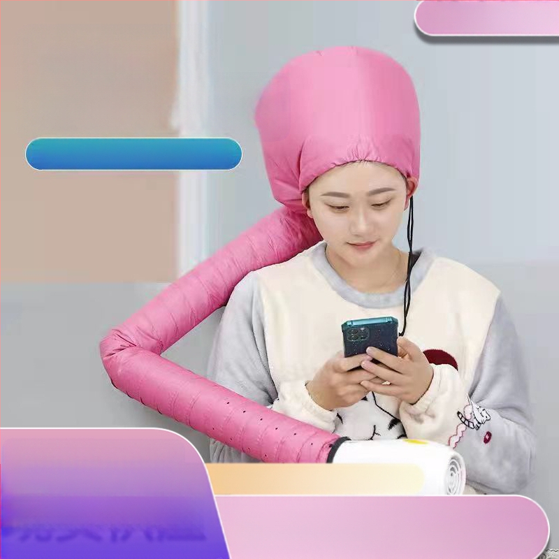 Капачка за сушене на коса за домашна употреба, с дизайн на лента за глава — топъл въздух за грижа, стилизиране и третиране, подходяща за къдрава и боядисана коса