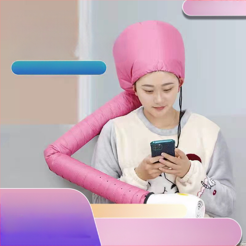 Капачка за сушене на коса за домашна употреба, с дизайн на лента за глава — топъл въздух за грижа, стилизиране и третиране, подходяща за къдрава и боядисана коса