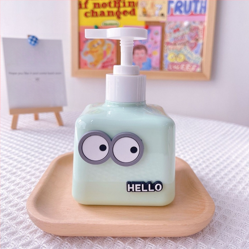 Μπουκάλι με αντλία για υγρά – φορητό, με σχέδιο με υπο-πακεταρίσματος, κατάλληλο για απολυμαντικό χεριών, σαμπουάν, αφρόλουτρο, λοσιόν και λάδι καθαρισμού