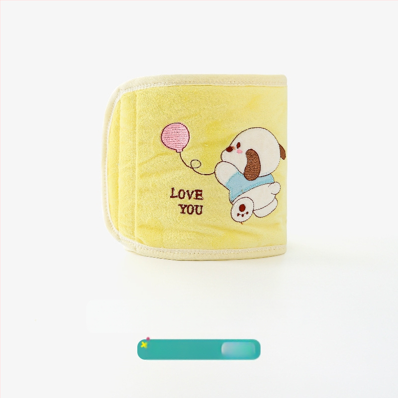 Новородено коремно увиване, памучен материал с подплатен флис, марка DoDojami/Doodle Jamie, защита на корема за бебета 0–12 месеца