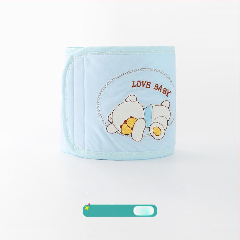 Новородено коремно увиване, памучен материал с подплатен флис, марка DoDojami/Doodle Jamie, защита на корема за бебета 0–12 месеца