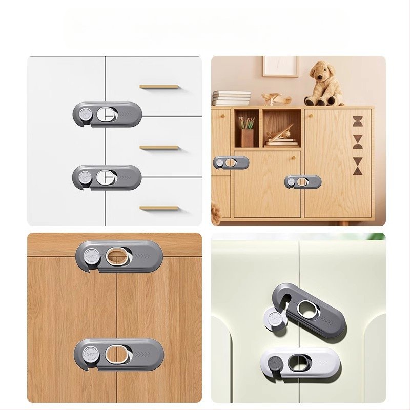 Ασφαλές παιδικό κλείδωμα για ντουλάπες και παράθυρα, μοντέλο X-5, ABS πλαστικό, Levy Poetry, εφαρμογή: ντουλάπες και παράθυρα, στυλ μοντέρνο απλό