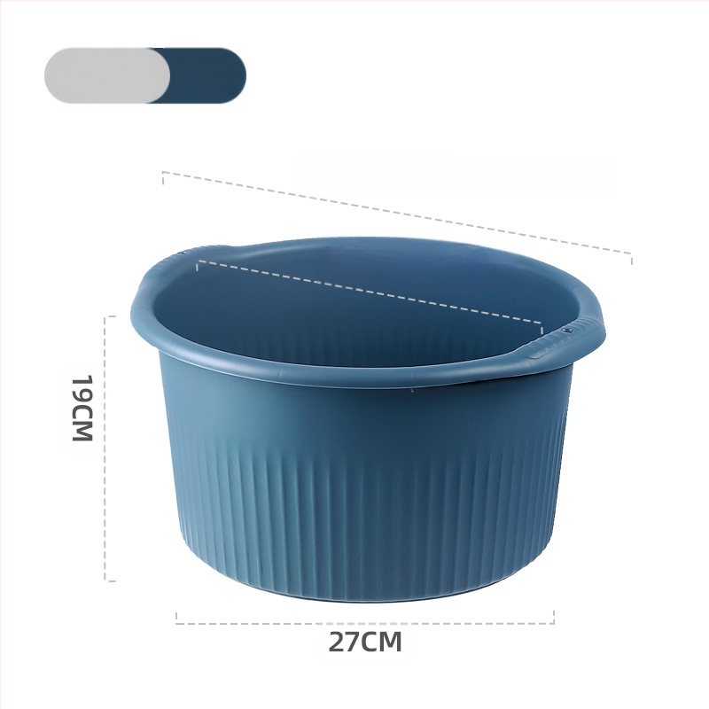 Πλαστικός κυκλικός βαθύς κάδος για μασάζ και μπάνιο ποδιών, οικιακή χρήση