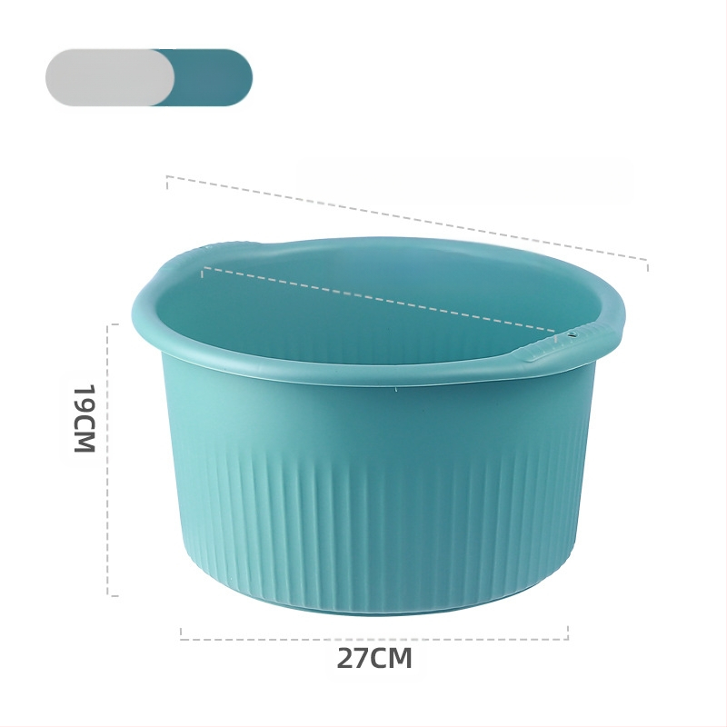 Πλαστικός κυκλικός βαθύς κάδος για μασάζ και μπάνιο ποδιών, οικιακή χρήση