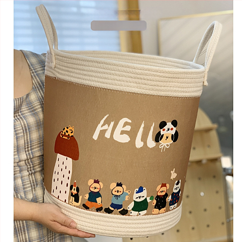 Κάδος αποθήκευσης από ύφασμα για γραφείο, παιδικός, στυλ καρτούν, 1 kg, Nayi Liangpin