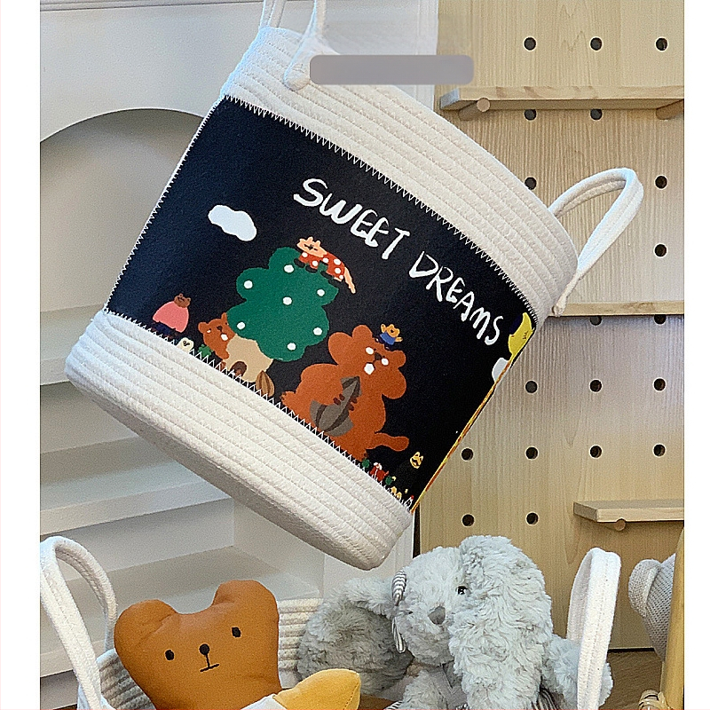 Κάδος αποθήκευσης από ύφασμα για γραφείο, παιδικός, στυλ καρτούν, 1 kg, Nayi Liangpin