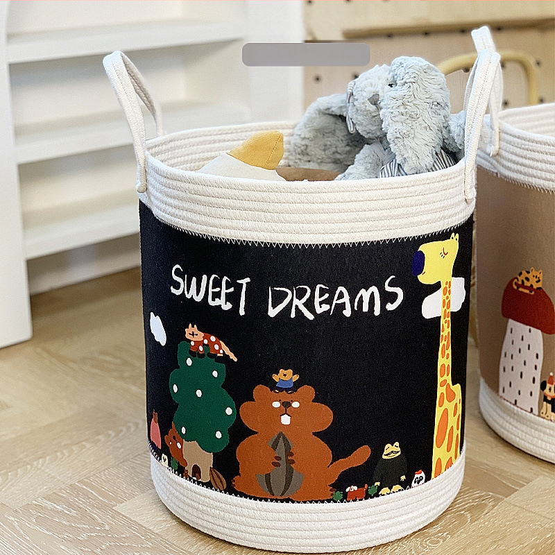 Κάδος αποθήκευσης από ύφασμα για γραφείο, παιδικός, στυλ καρτούν, 1 kg, Nayi Liangpin