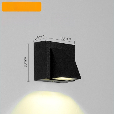 Επιτοίχιο φως με γυάλινο καπάκι, COB LED, 220V, Νέο Κινεζικό στυλ, μοντέλο LXG-016, κατάλληλο για εσωτερικό και εξωτερικό φωτισμό