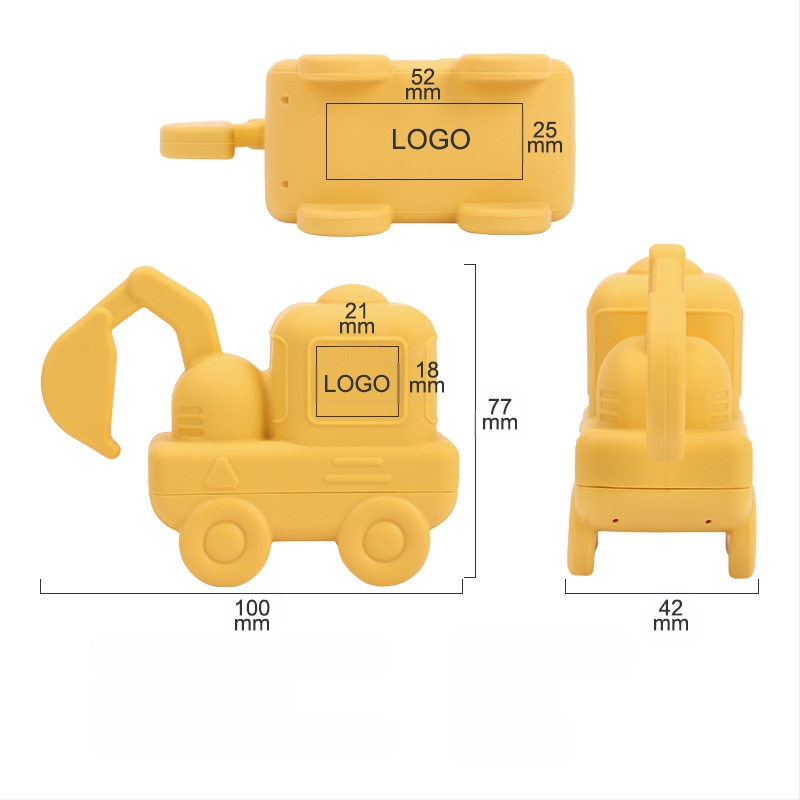 Силиконова играчка за къпане – инженерно превозно средство с пръскане на вода, плаващ автомобил за деца 0–2 г