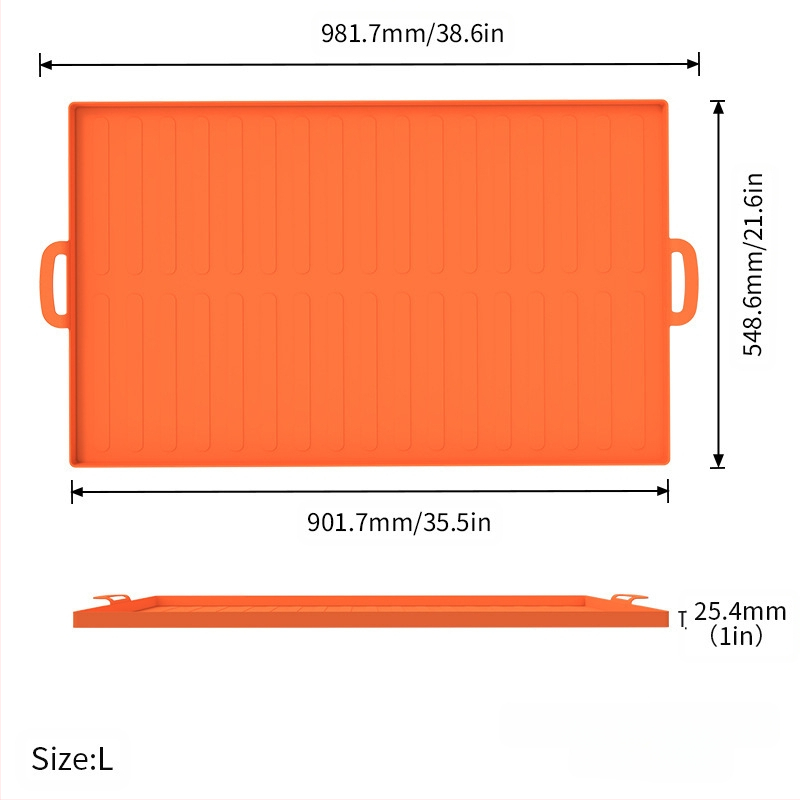 Silikona daudzfunkcionālais grila paliktnis cepei un grilam