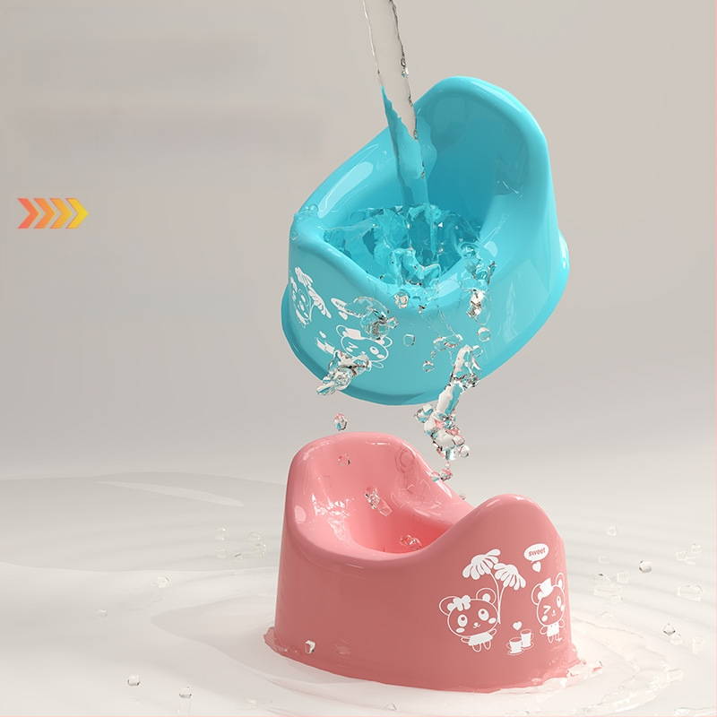 Toaletă portabilă pentru bebeluși, auto, cu antrenament integrat – plastic, marca Ruilin, origine Taizhou, ambalare 50 pungi individuale într-o cutie mare