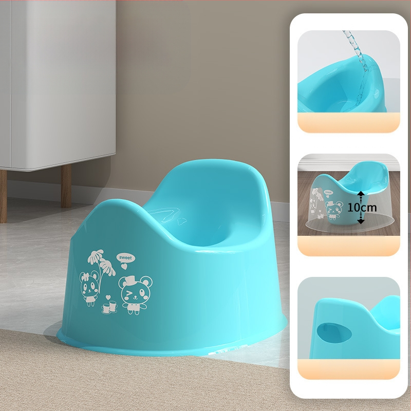 Toaletă portabilă pentru bebeluși, auto, cu antrenament integrat – plastic, marca Ruilin, origine Taizhou, ambalare 50 pungi individuale într-o cutie mare