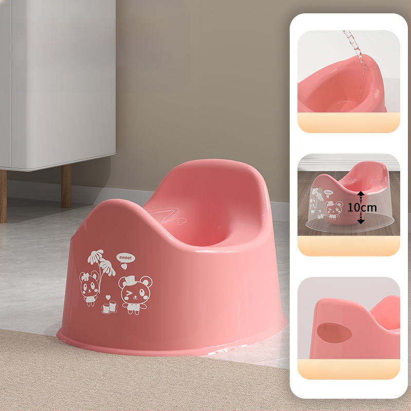 Toaletă portabilă pentru bebeluși, auto, cu antrenament integrat – plastic, marca Ruilin, origine Taizhou, ambalare 50 pungi individuale într-o cutie mare