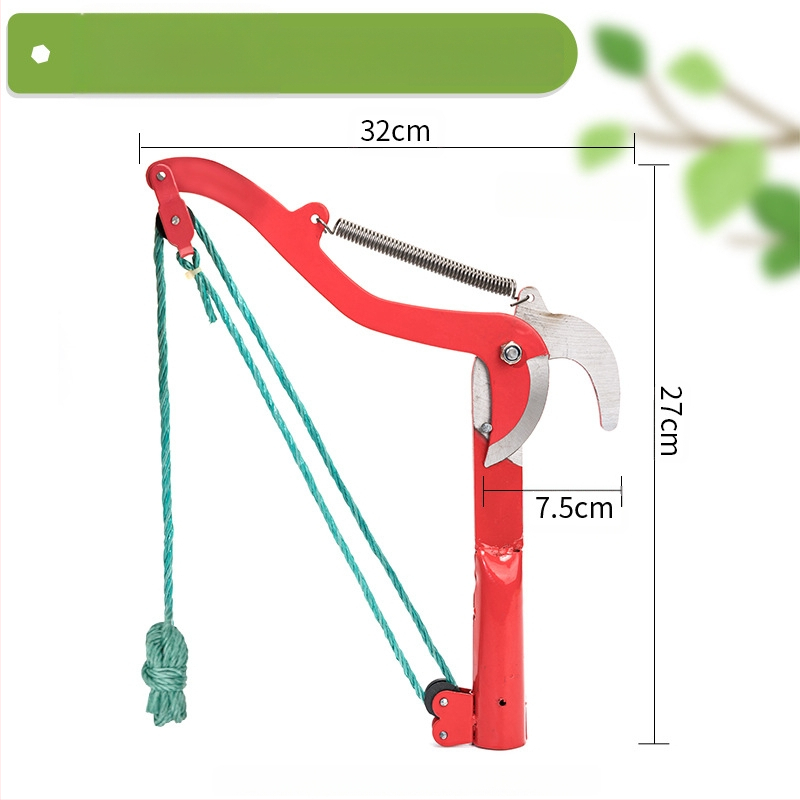 Ножици за подрязване на клони с телескопична дръжка за високи клонове и беритба на плодове