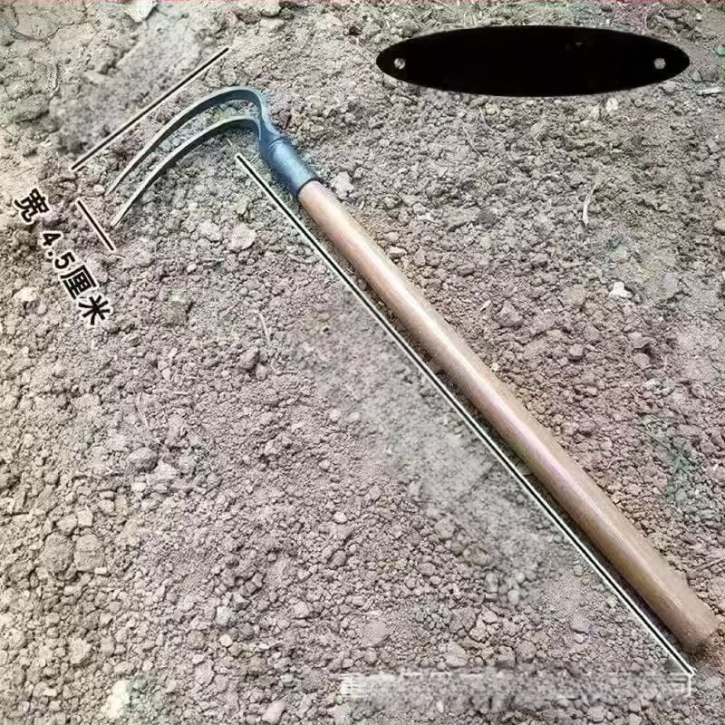 Φτυάρι κήπου με ξύλινη λαβή και κεφαλή από χυτό σίδηρο, Μοντέλο 773.2, για διαμόρφωση κήπων και φύτευση λαχανικών