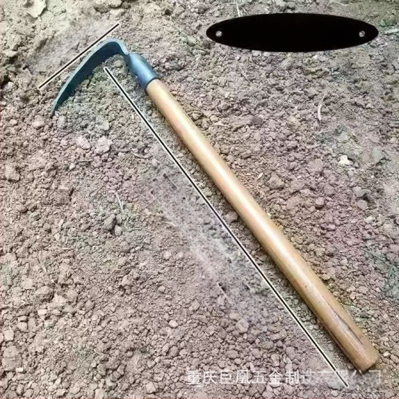 Φτυάρι κήπου με ξύλινη λαβή και κεφαλή από χυτό σίδηρο, Μοντέλο 773.2, για διαμόρφωση κήπων και φύτευση λαχανικών