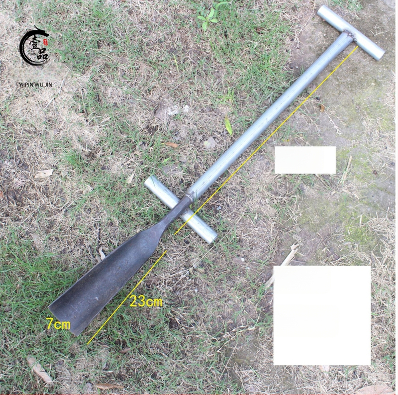 Σφυρηλατημένη λαβή από χάλυβα για δέντρα με δυνατότητες σκάλψίματος οπών, μεταφύτευσης, ανύψωσης φυτών και σκαψίματος ριζών