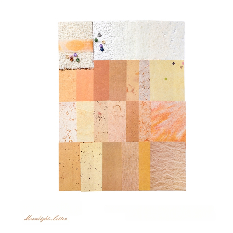 DIY dienasgrāmatas dekoratīvais papīrs – Romantiskā sērija, 26 loksnes, 6 variantu, nordiskais stils, zīmols DREHOP/Mengxi