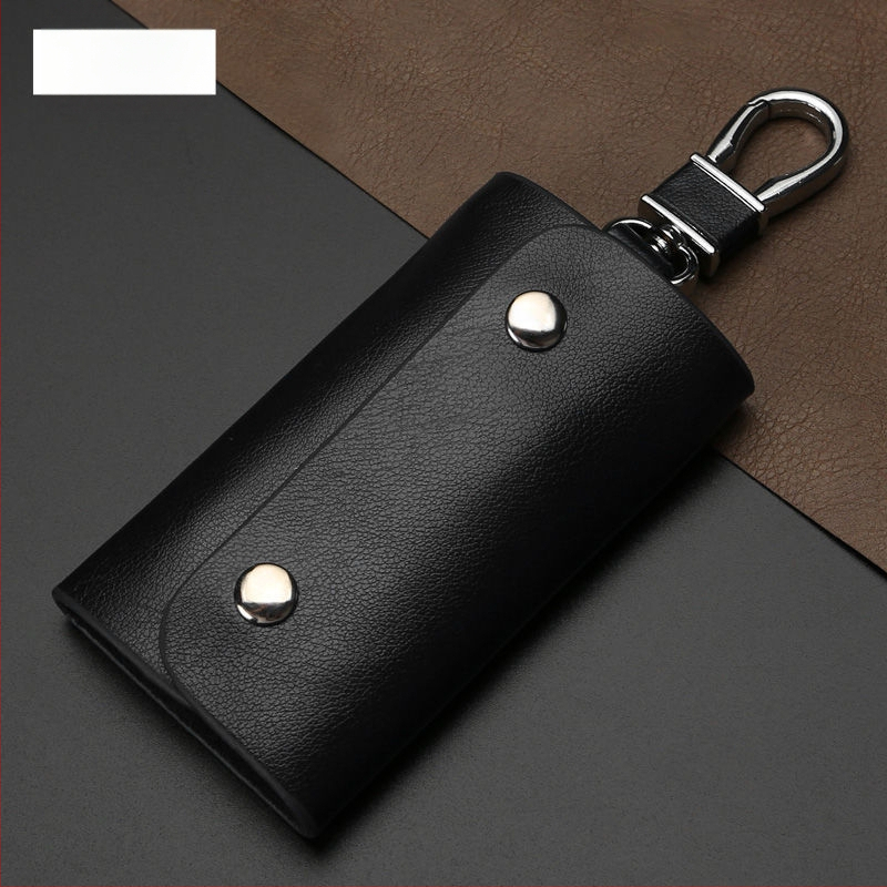 Torba za ključeve, dvostruki sloj teleće kože, gradski stil, vodootporna, ultra lagana