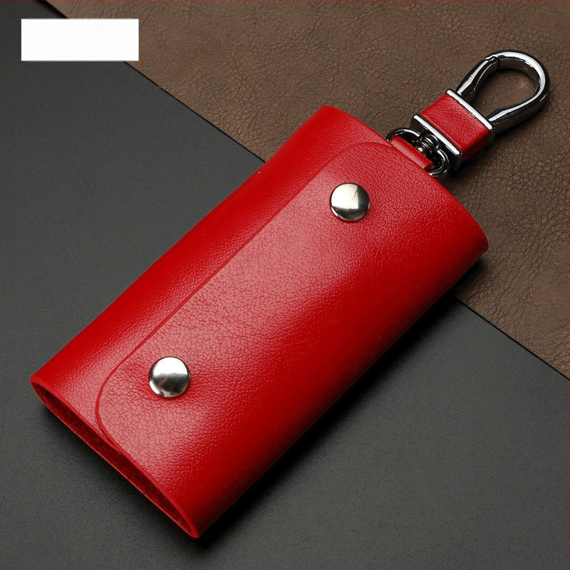 Torba za ključeve, dvostruki sloj teleće kože, gradski stil, vodootporna, ultra lagana