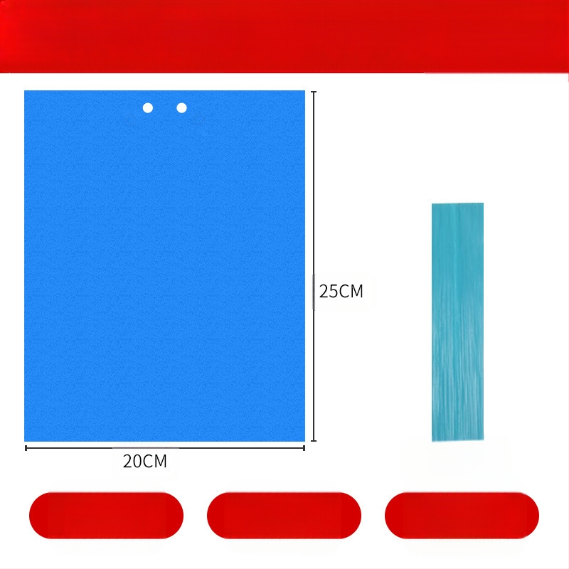 Κολλητική επιφάνεια εντόμων για μύγες φρούτων και κουνούπια – διπλής όψεως, μη τοξική, διάρκεια ζωής 5 έτη, 1000 φύλλα