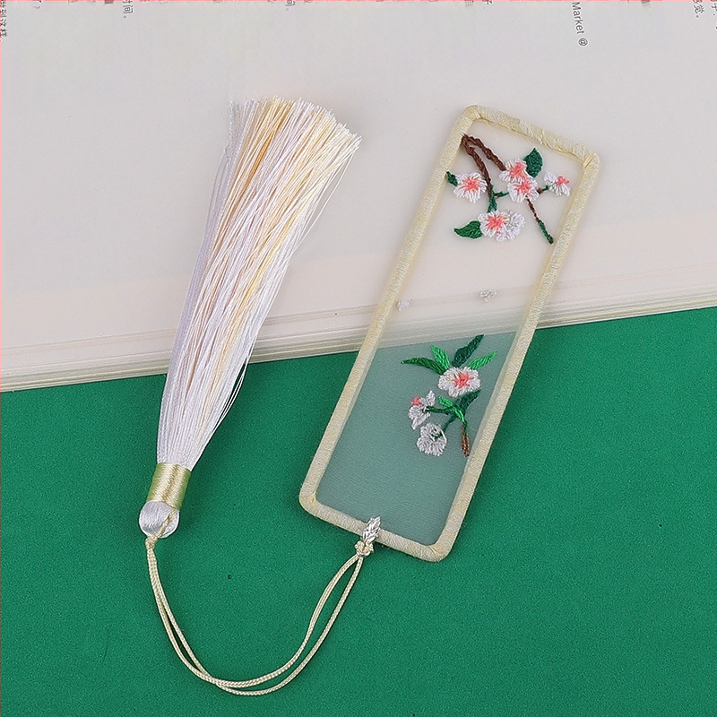 Meian DIY комплект за Су бродерия за начинаещи – мотиви цветя/трева/листа, за дневна, тъканна бродерия, нов китайски стил