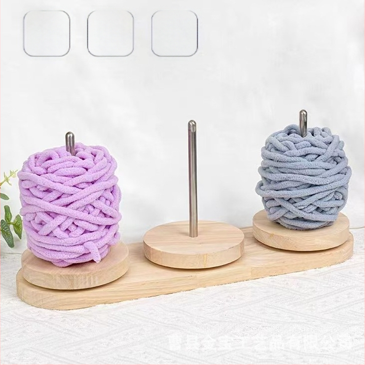 Дървен въртящ се разпределител за прежда с пет оси, борова дървесина, модерен минималистичен стил