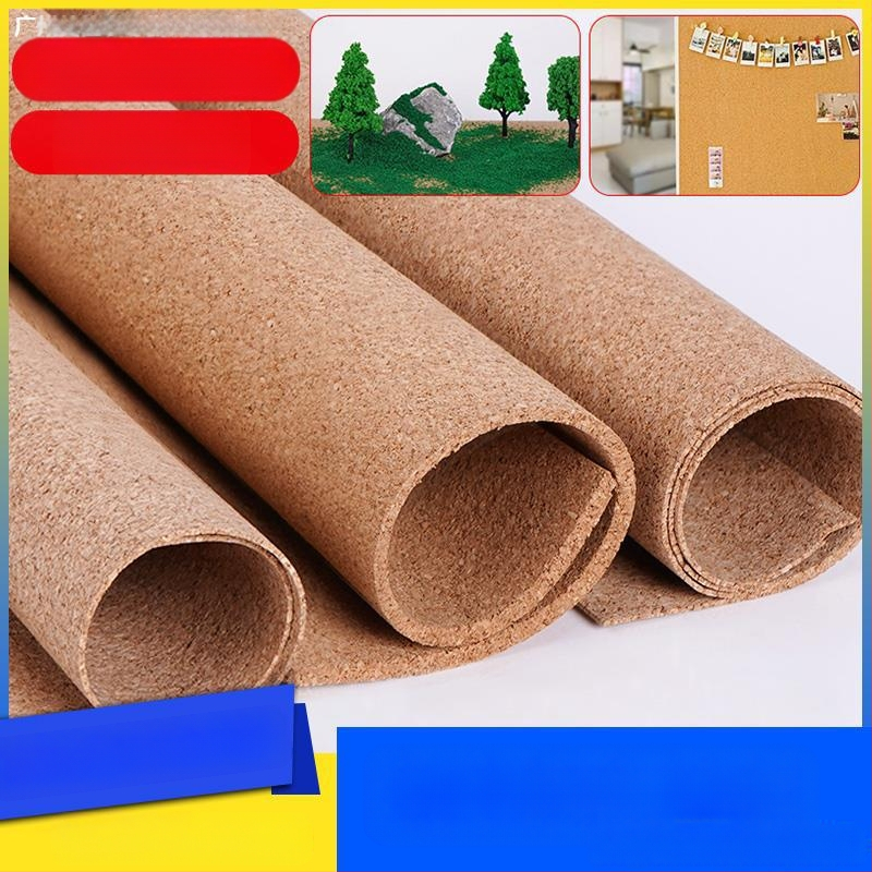 Augstas blīvuma korķa plāksne no mīksta koka dioramām un fotostienām; graudi 2 mm smalki/daudzi, 3 mm smalki/daudzi, 6 mm lieli