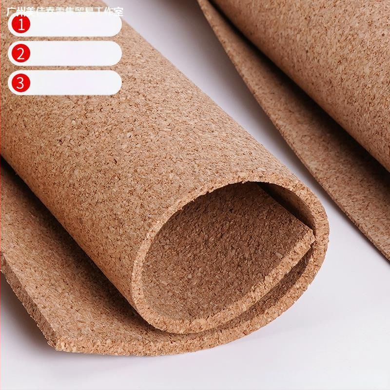 Augstas blīvuma korķa plāksne no mīksta koka dioramām un fotostienām; graudi 2 mm smalki/daudzi, 3 mm smalki/daudzi, 6 mm lieli