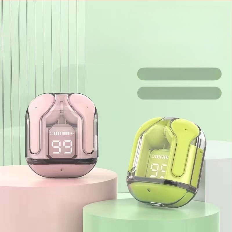 Ari31 HK3 bezvadu spēļu austiņas ar digitālo displeju, Bluetooth 5.4, 15 m diapazons, zema kavēšanās e-sportiem